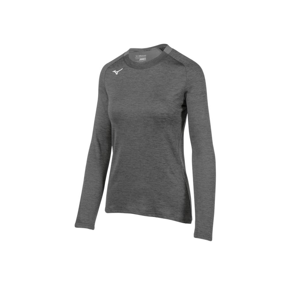 Mizuno Women's Alpha Long Sleeve Tops Grey (530039-JXZ)